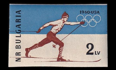 Bulgaria 1153B ** Talviolympialaiset Squaw Valley (1960)
