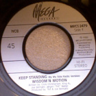 WIZDOM-N-MOTION :: KEEP STANDING :: VINYYLI 7" 1990 - pikkukuva 3