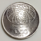 Italia 1000 Lire 1970, hopeakolikko - pikkukuva 1