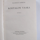 Kaarlo Sarkia : Kohtalon vaaka : runoja - pikkukuva 3