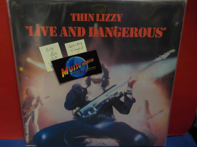 THIN LIZZY - LIVE AND DANGEROUS UK -78 1ST PRESS EX+/EX+ 2LP
