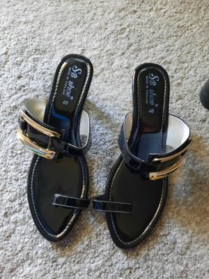 Mustat kesäkengät koko 39-40