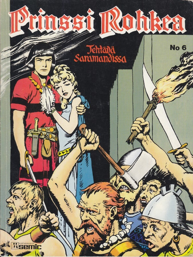 Prinssi Rohkea no 6 Tehtävä Saramandissa (Semic 1977)
