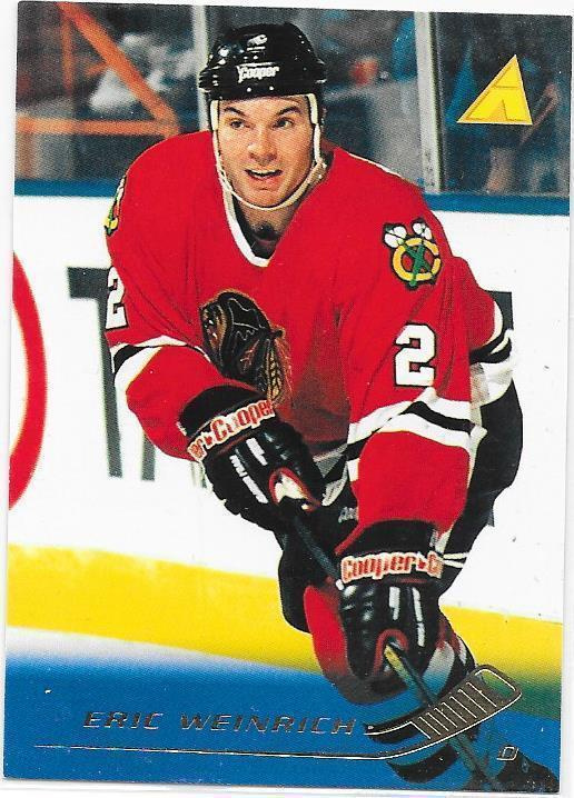 1995-96 Pinnacle #182 Eric Weinrich Chicago Blackhawks