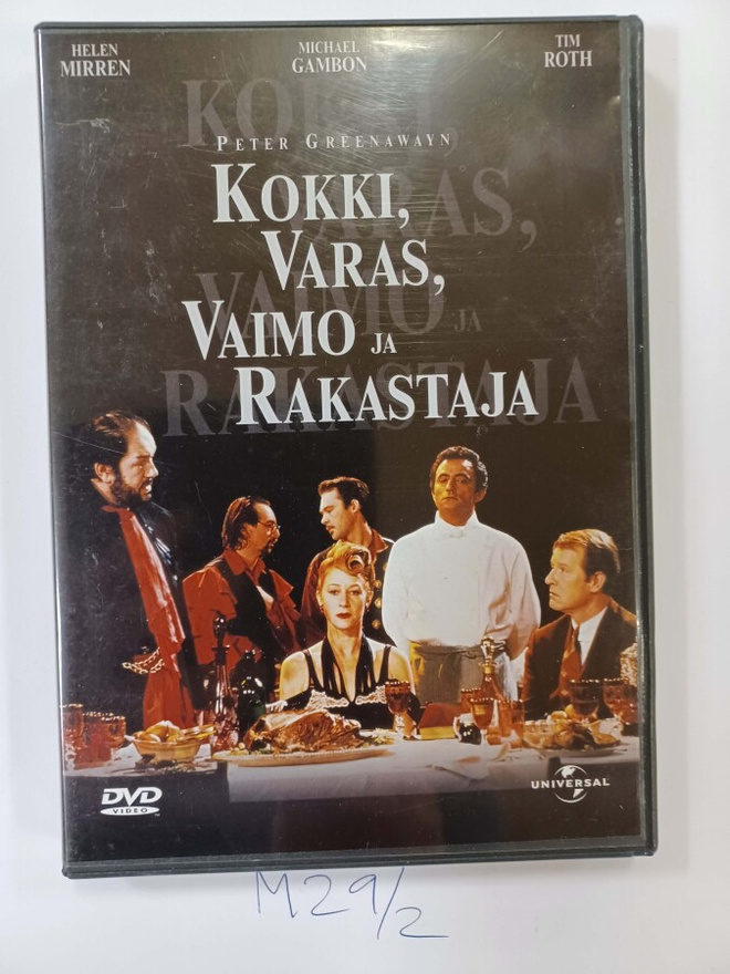 Peter Greenaway: Kokki, varas, vaimo ja rakastaja