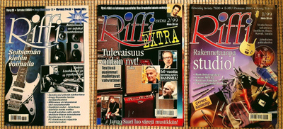 Riffi -lehdet 3 kpl