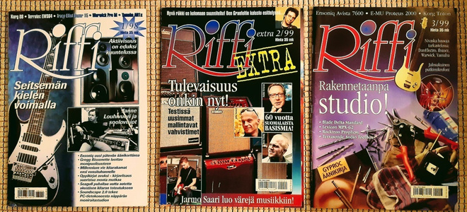 Riffi -lehdet 3 kpl