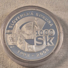 1000 Korunaa Slovenia, 2 unssia 0,999 hopeaa - pikkukuva 1