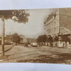VANHA Postikortti Viipuri Rautatie Asema Raitiovaunu 1925 - pikkukuva 1