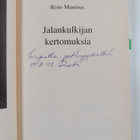 Risto Manerus : Jalankulkijan kertomuksia (signeerattu, t... - pikkukuva 2