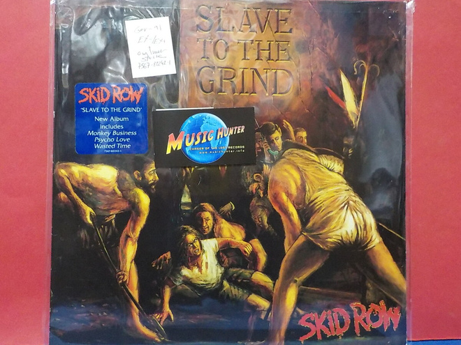 SKID ROW - SLAVE TO THE GRIND - GER 1991 EX-/EX+ LP