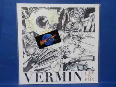 VERMIN - LIFE IS PAIN M-/M- SWE 2015 LP