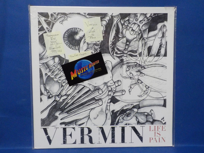 VERMIN - LIFE IS PAIN M-/M- SWE 2015 LP