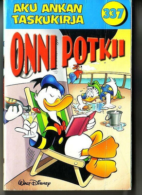 Aku Ankan taskukirja 337 Onni potkii