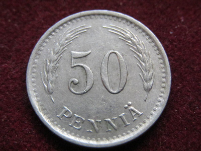 50 penniä 1940 CuNi