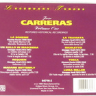 José Carreras • Legendary Tenors Jose Carreras Volume One CD - pikkukuva 2
