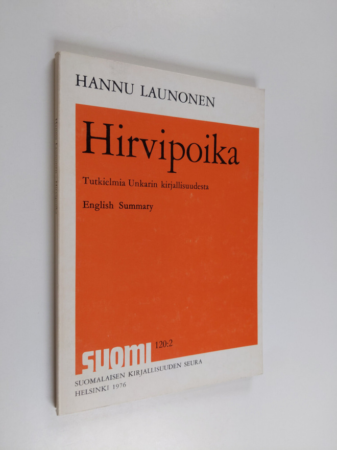 Hannu Launonen : Hirvipoika : tutkielmia Unkarin kirjalli...