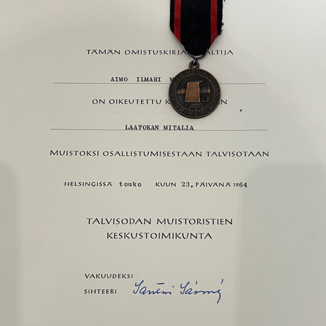 Laatokan meripuolustus + myöntökirja