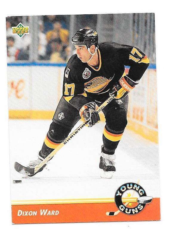 1992-93 Upper Deck Young Guns #580 Dixon Ward Vancouver RC