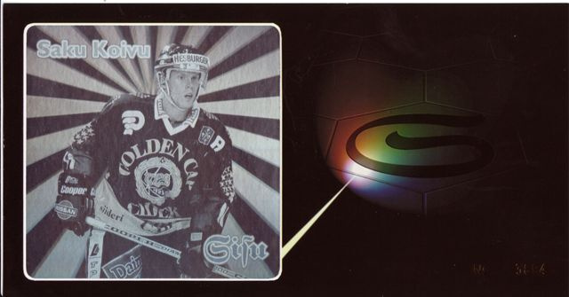 SAKU KOIVU TPS Sisu Limited 1995-96 CL HOLOGRAM Kortti