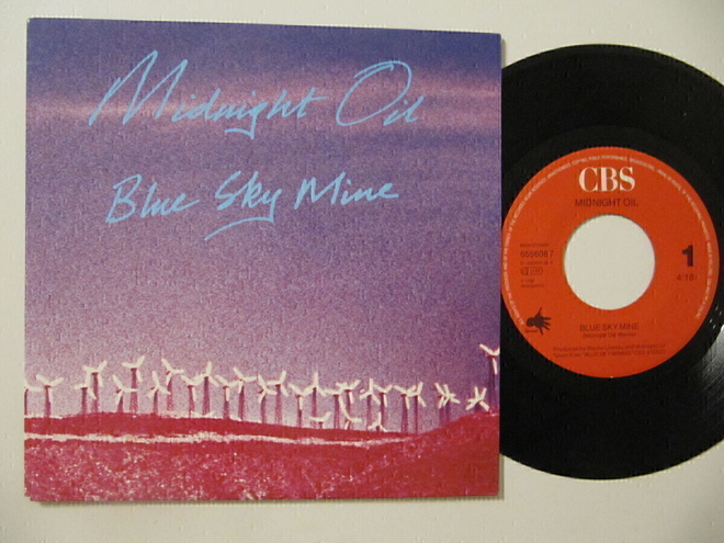 Midnight Oil Blue Sky Mine 7" sinkku