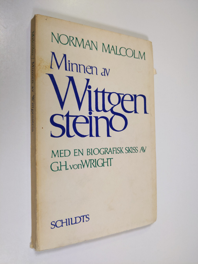 Norman Malcolm : Minnen av Wittgenstein
