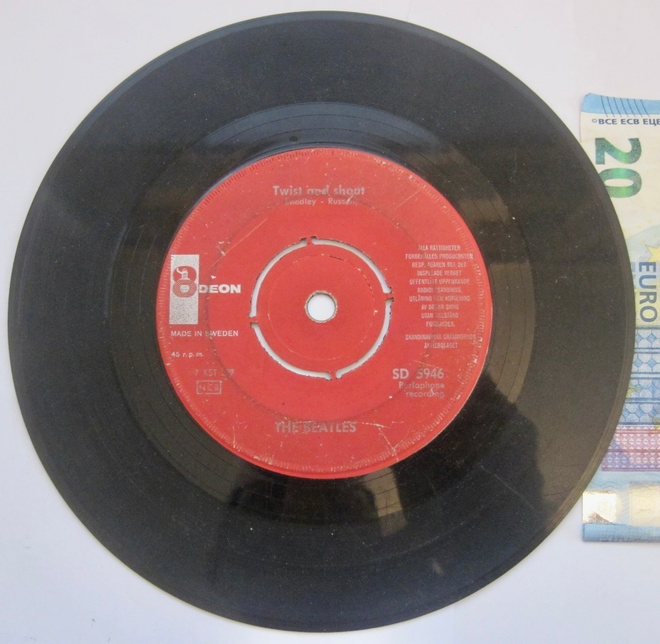 VANHA Levy Beatles Odeon Boys Twist and Shout Ruotsi