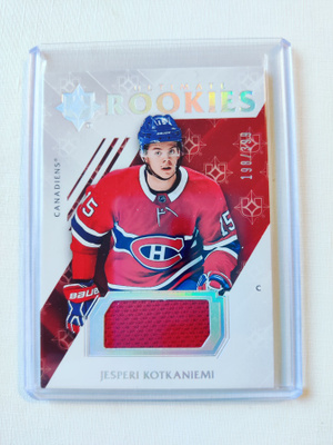 Jesperi Kotkaniemi - 18-19 Ultimate Rookies Jersey /399