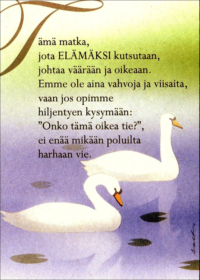 Jaana Aalto, Joutsenet, käyttämätön