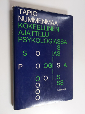 Tapio Nummenmaa : Kokeellinen ajattelu psykologiassa