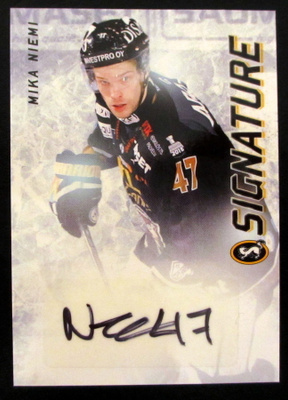 Mika Niemi Kärpät Signature Cardset 2015-16