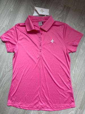 CROSS SPORTSWEAR NAISTEN PINKKI GOLFPUSERO koko M *UUSI*