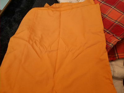 Oranssi ulkoilukangas 155x190cm