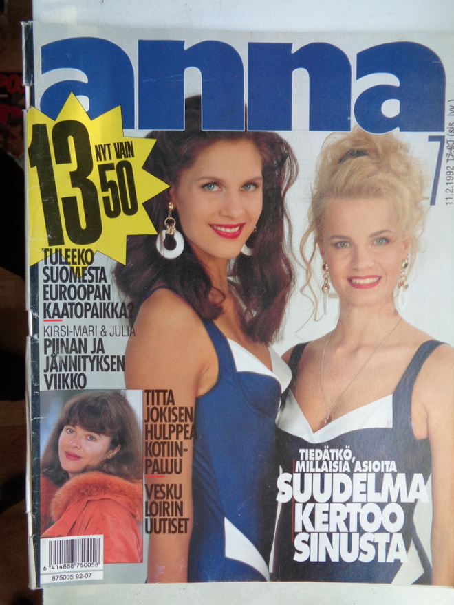Anna lehti Nro 7/1992 (30.6)