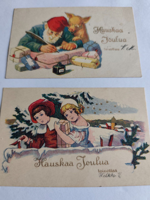 Vanhat joulukortit