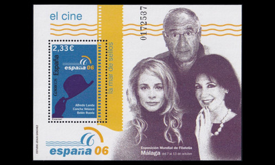 Espanja 4166BL153 ** Postimerkkinäyttely elokuva (2006)