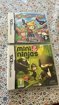 Mini Ninjas & Drawn To Life Nintendo DS
