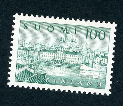 1958 Yleismerkki Helsinki 100 mk ** Lape 496