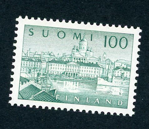 1958 Yleismerkki Helsinki 100 mk ** Lape 496