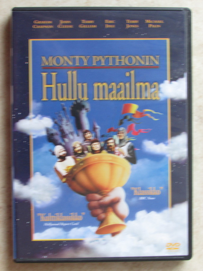Monty Pythonin hullu maailma, DVD.