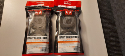 Tamiya 54861 Rally Block Tires. Avaamattomat pakkaukset.