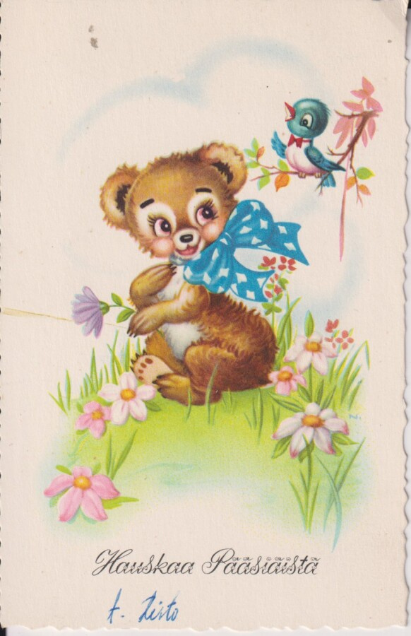 Hauskaa Pääsiäistä , Nalle. tipu,   e52