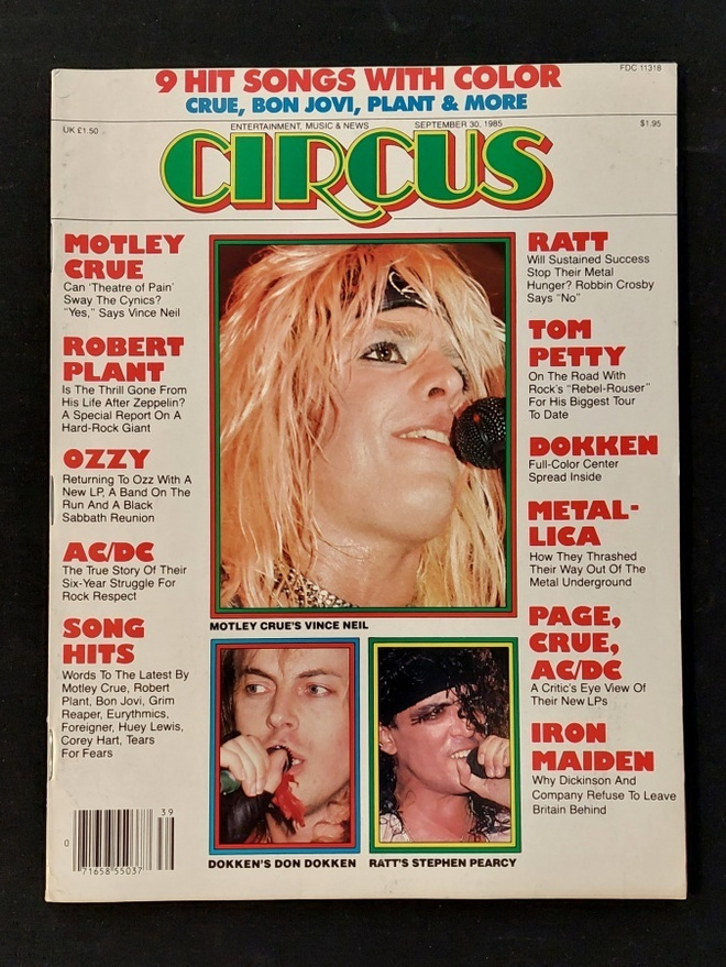Circus (1985) - Mötley Crue , AC/DC , Ratt , Dokken , Ozzy