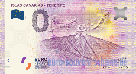 *NOLLA-EURO*ESPANJA 2019*ISLAS CANARIAS - TENERIFE*