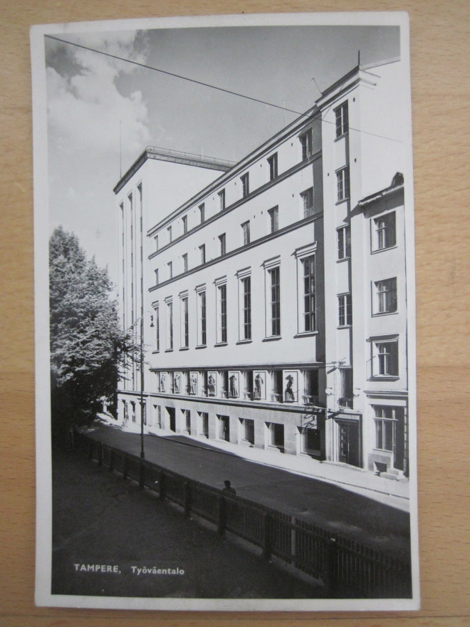 VANHA Postikortti Tampere 1950-l Alkup. Mallikappale