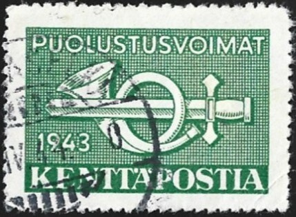 1943 KP 2 Suuri  Vihreä  leimattu  LaPe KP 2