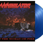 ANNIHILATOR: SET THE WORLD ON FIRE - LP, Blue Vinyl - pikkukuva 1