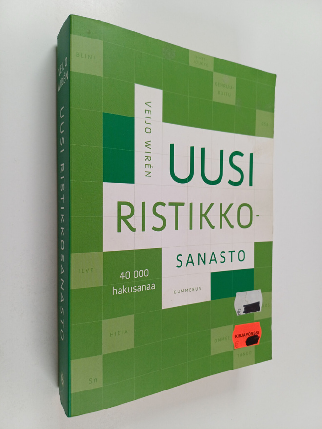 Veijo Wiren : Uusi ristikkosanasto