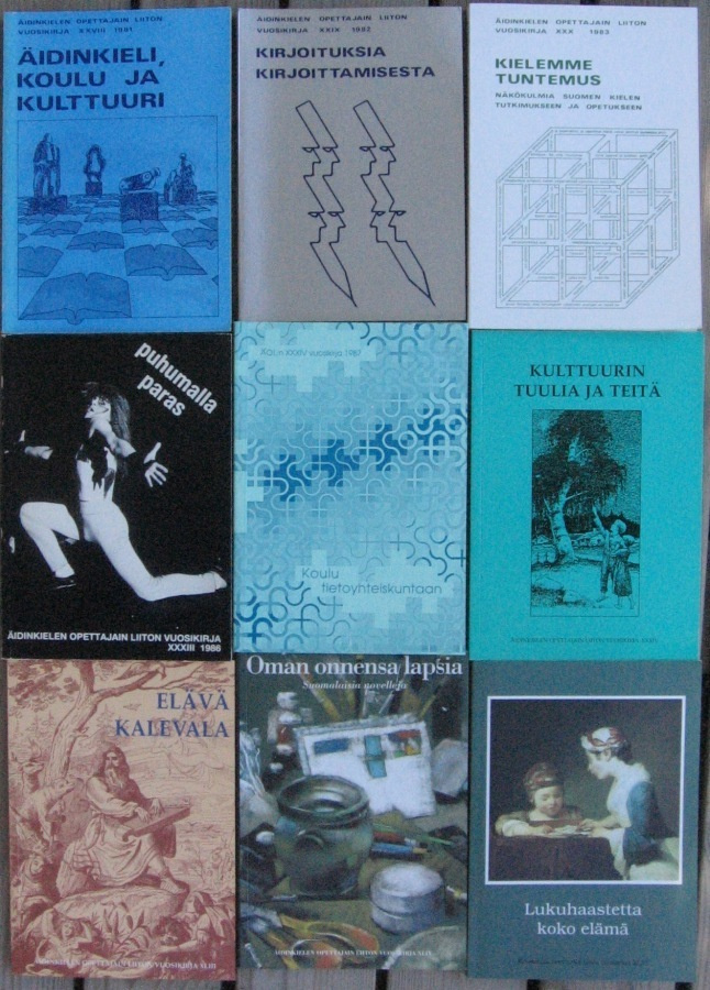 ÄOL vuosikirjoja 1961 -  2002. Valitse listalta.