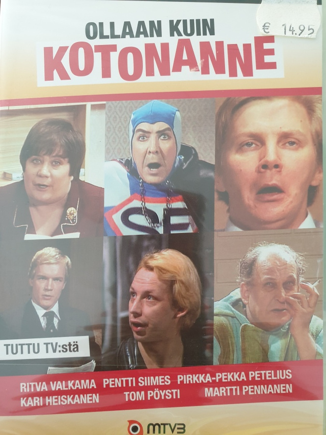 OLLAAN KUIN KOTONANNE DVD UUSI